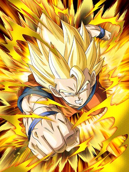 Leaping Ever Higher Super Saiyan Goku