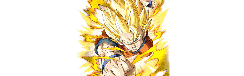 Leaping Ever Higher Super Saiyan Goku