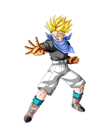 Sharp Intellect Super Saiyan Trunks GT