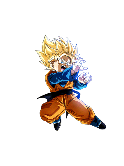 Power in Full Force Super Saiyan Goten Kid