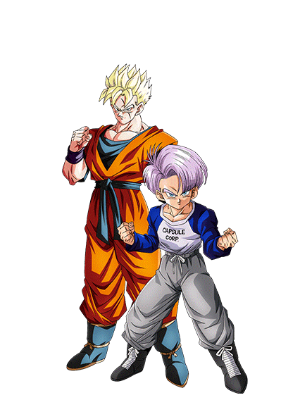 Battling in a Harsh World Super Saiyan Gohan Future Trunks