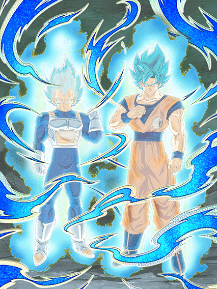 SP Super Saiyan God SS Goku & Vegeta (Purple)