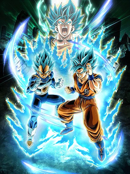 Goku and Vegeta (Super Saiyan God Super Saiyan)